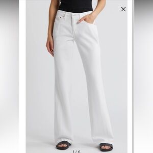 Re/Done Women's White Jeans